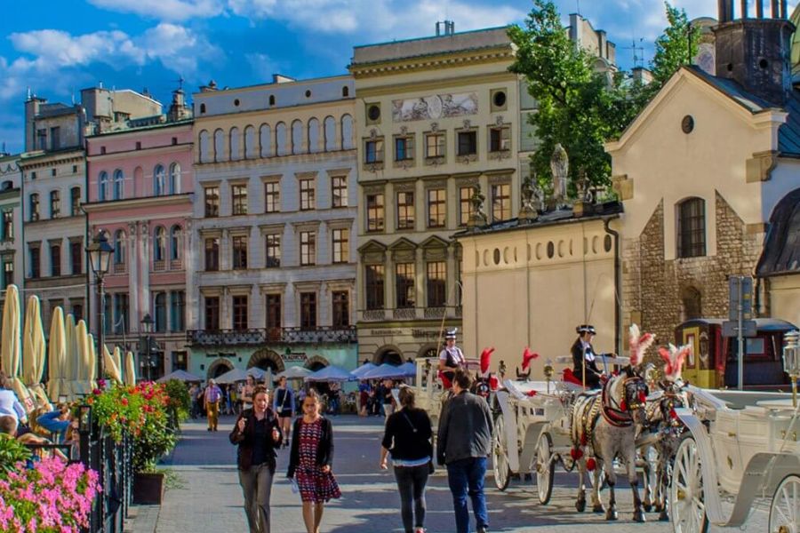 gry miejskie w centrum krakowa